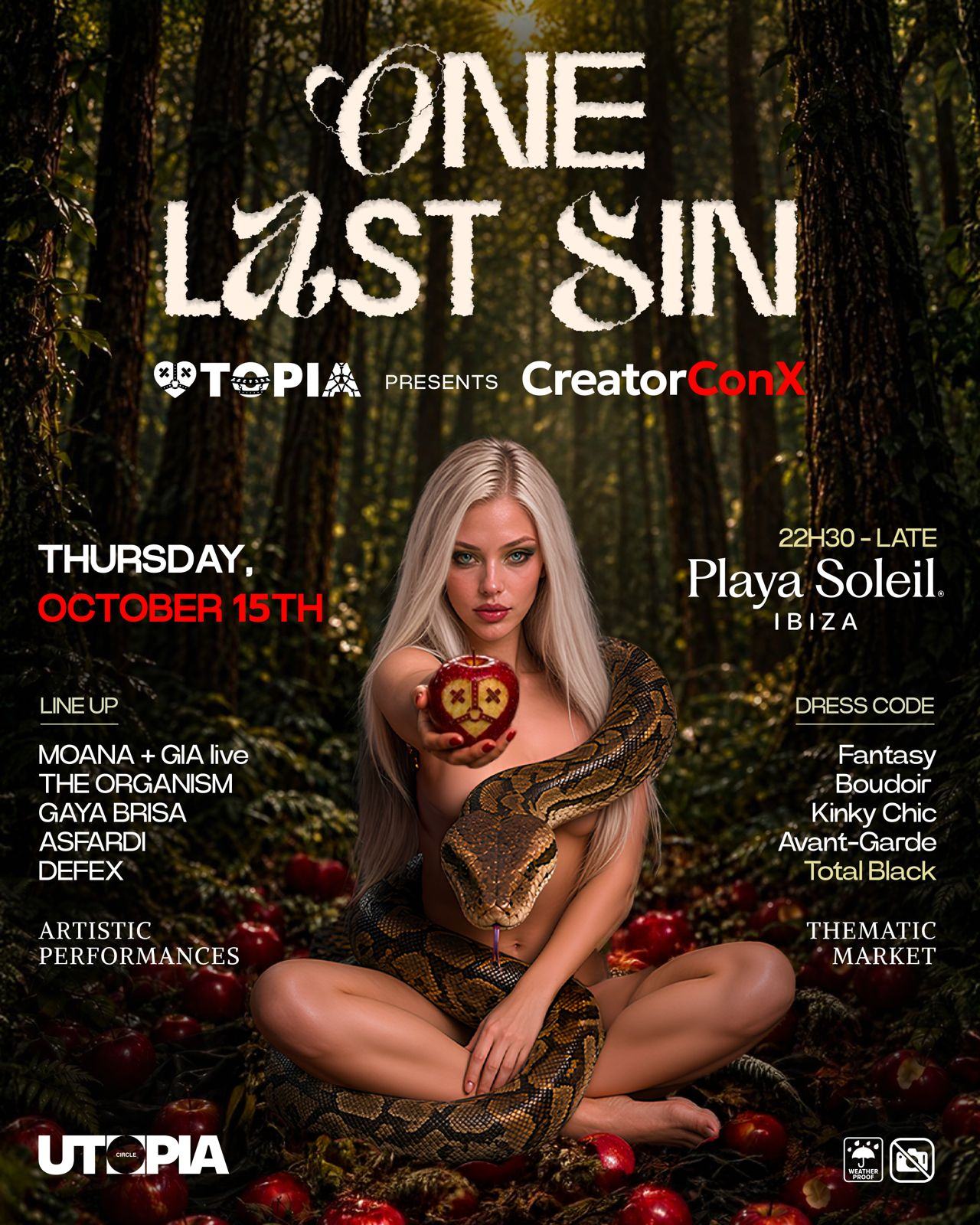 Utopia Circle × CCX — One Last Sin